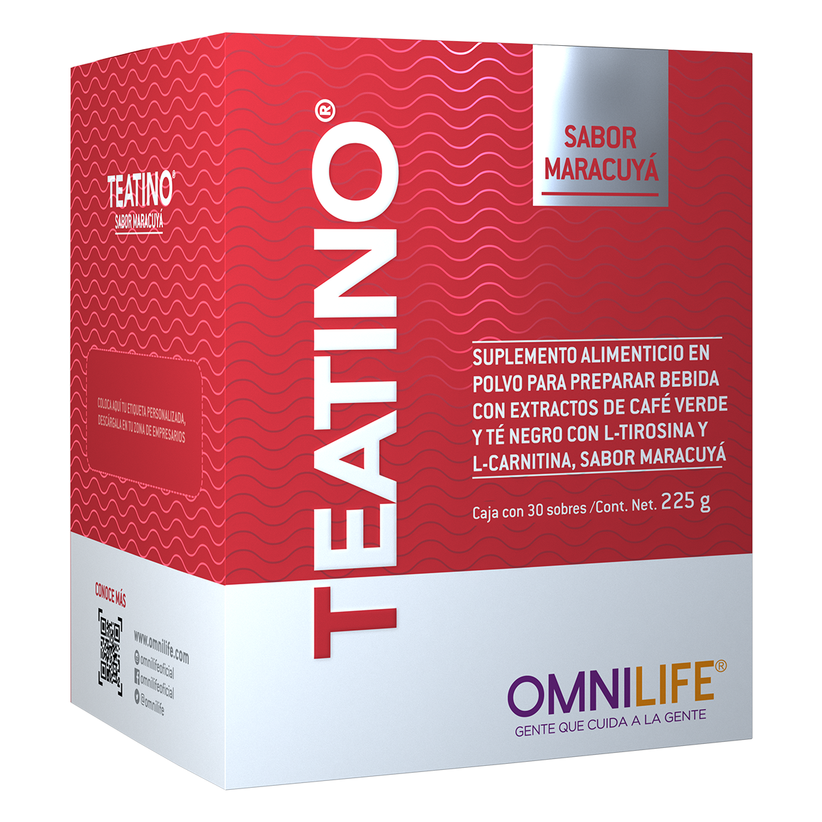 Teatino maracuyá OMNILIFE en su presentación real